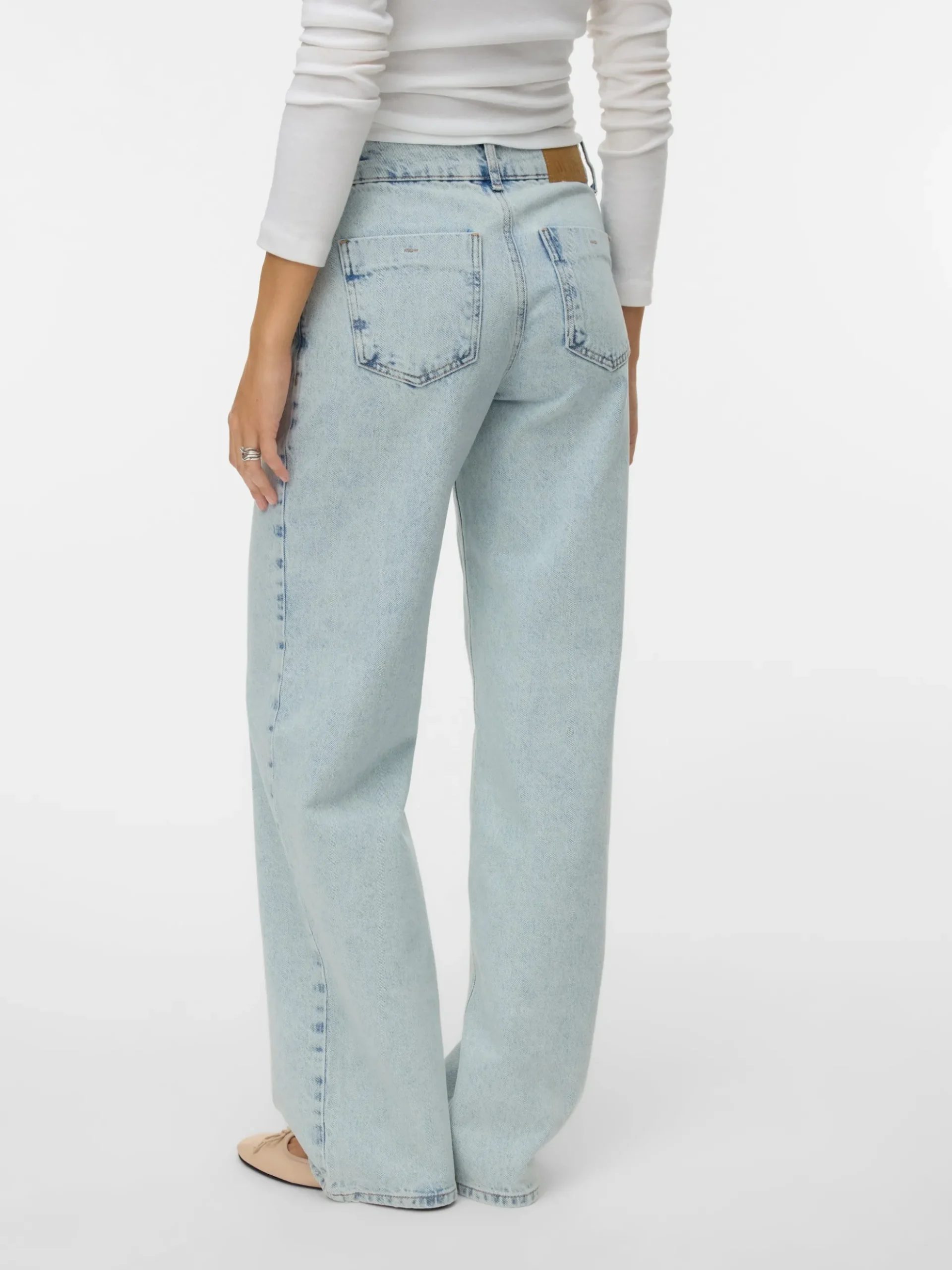 VMRANCY Mid Rise Weiter Beinschnitt Jeans