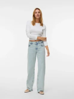 VMRANCY Mid Rise Weiter Beinschnitt Jeans
