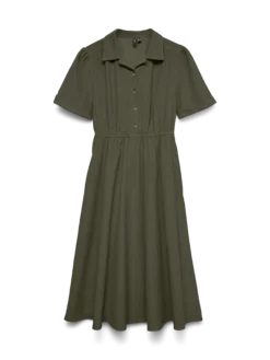 VMRAY Cord-Midikleid