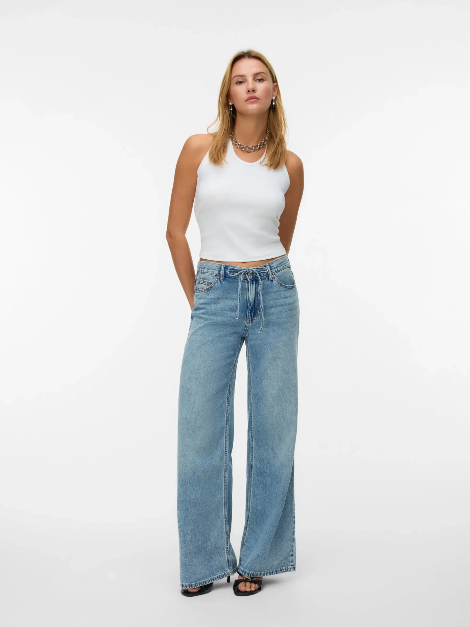 VMREMY Mid Rise Gerade geschnitten Jeans