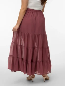 VMRIKKE Hohe Taille Midirock