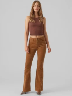 VMSIGA Hohe Taille CordHose
