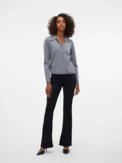 VMSIGI Niedrige Taille Ausgestellt Jeans
