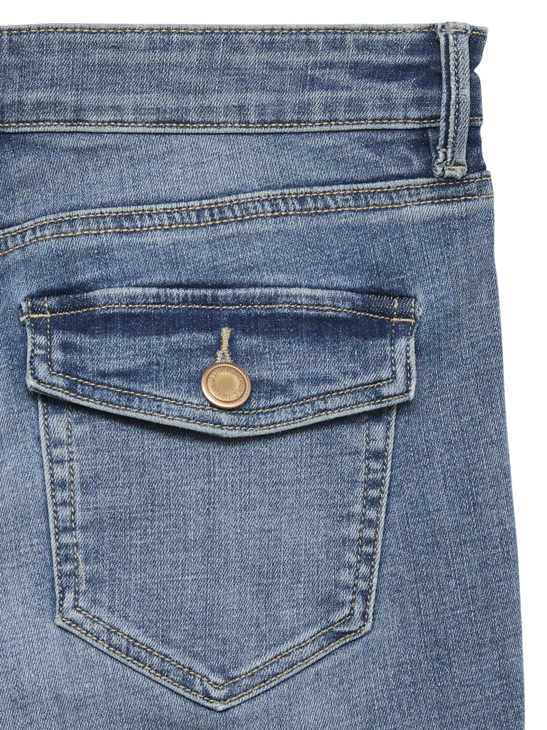 VMSIGI Niedrige Taille Ausgestellt Jeans