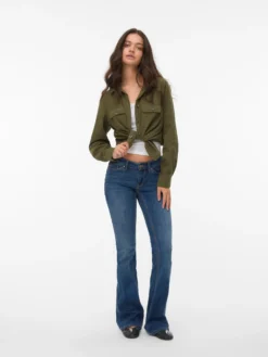 VMSIGI Niedrige Taille Ausgestellt Jeans