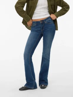 VMSIGI Niedrige Taille Ausgestellt Jeans