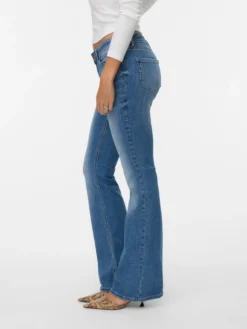 VMSIGI Niedrige Taille Ausgestellt Jeans