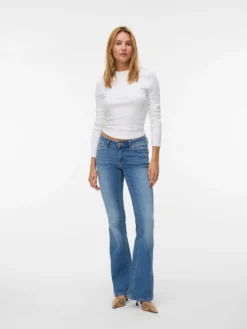 VMSIGI Niedrige Taille Ausgestellt Jeans
