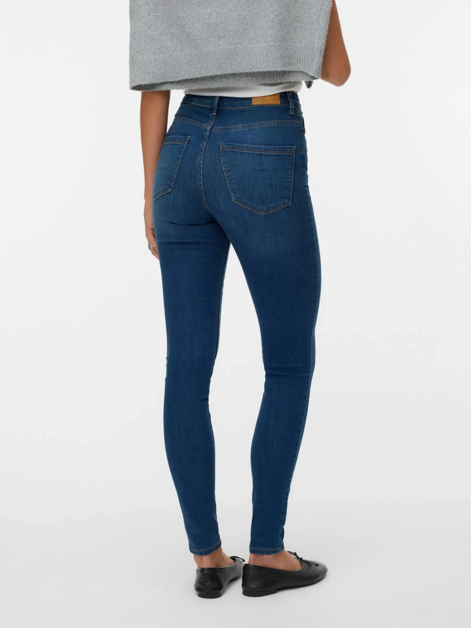 VMSOPHIA Hohe Taille Skinny Fit Jeans