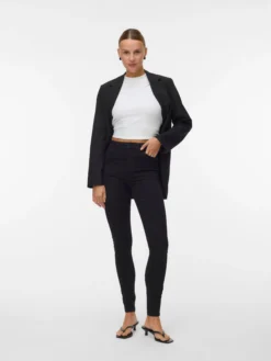 VMSOPHIA Hohe Taille Slim Fit Jeans