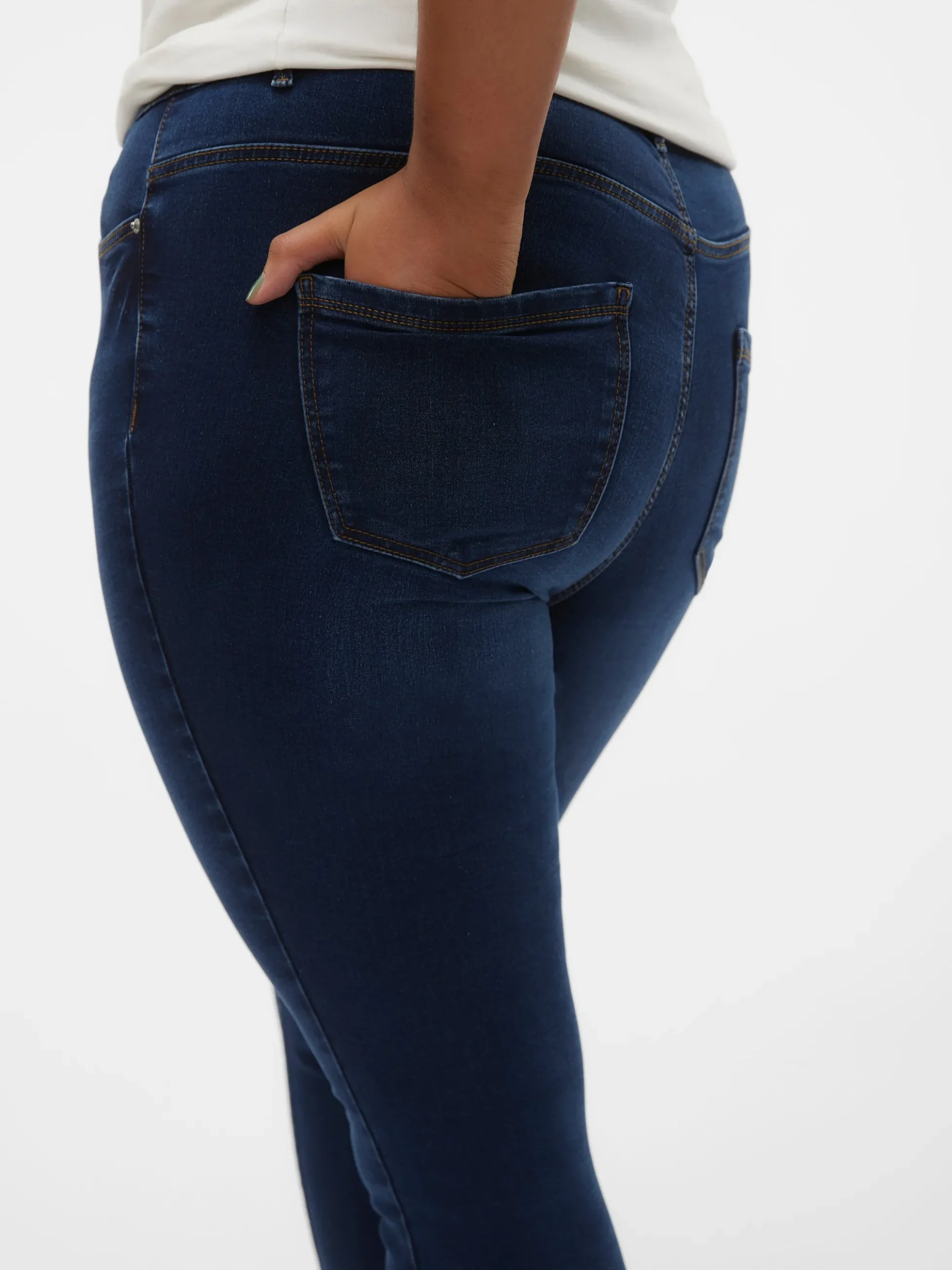 VMSOPHIA Hohe Taille Slim Fit Jeans
