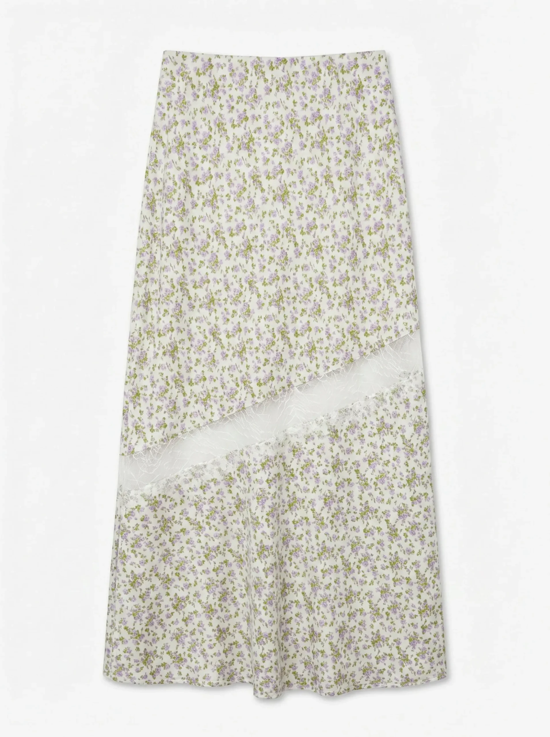 VMSUNNI Mittlere Taille Langer Rock