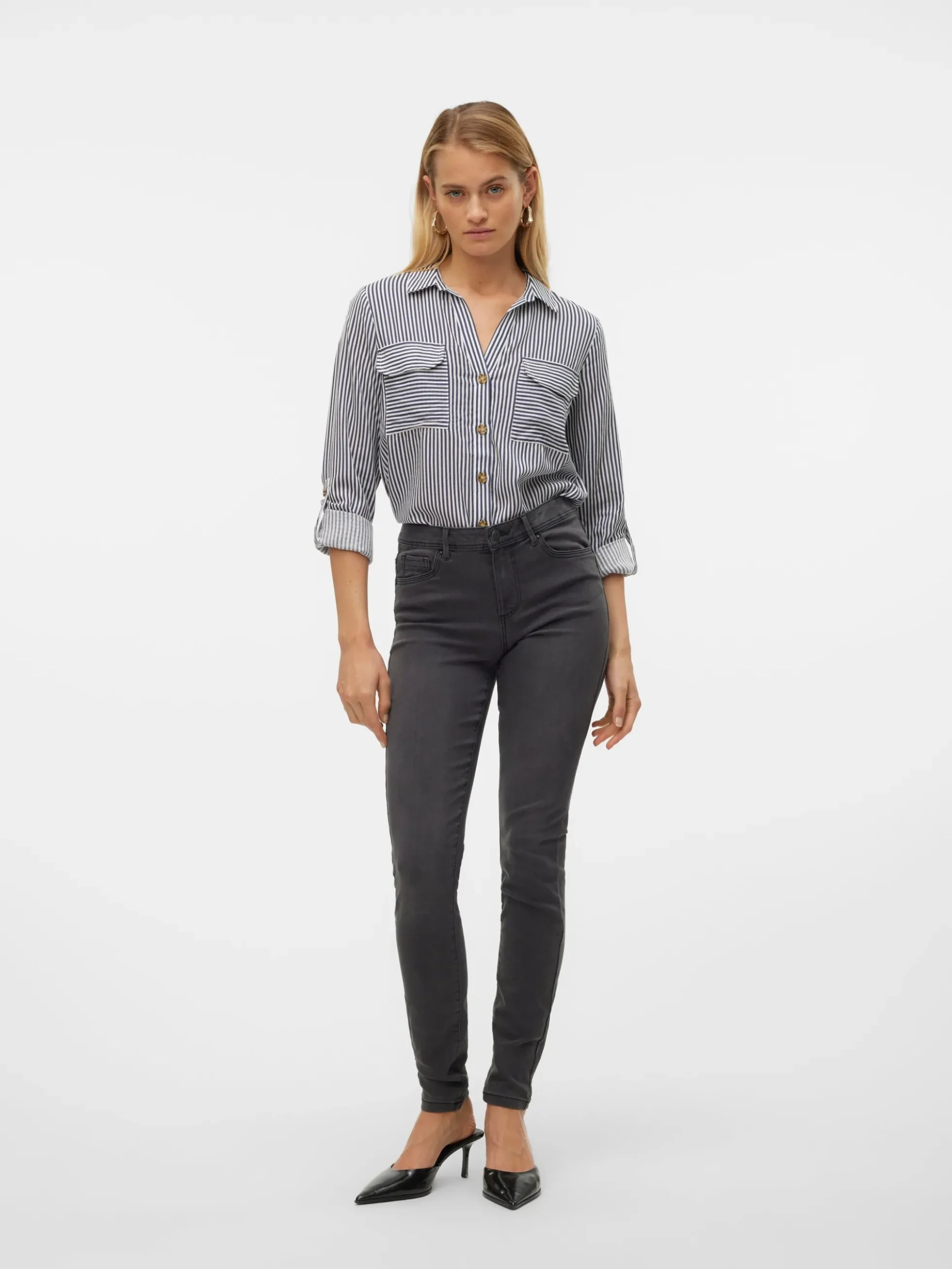 VMTANYA Mid Rise Skinny Fit Jeans