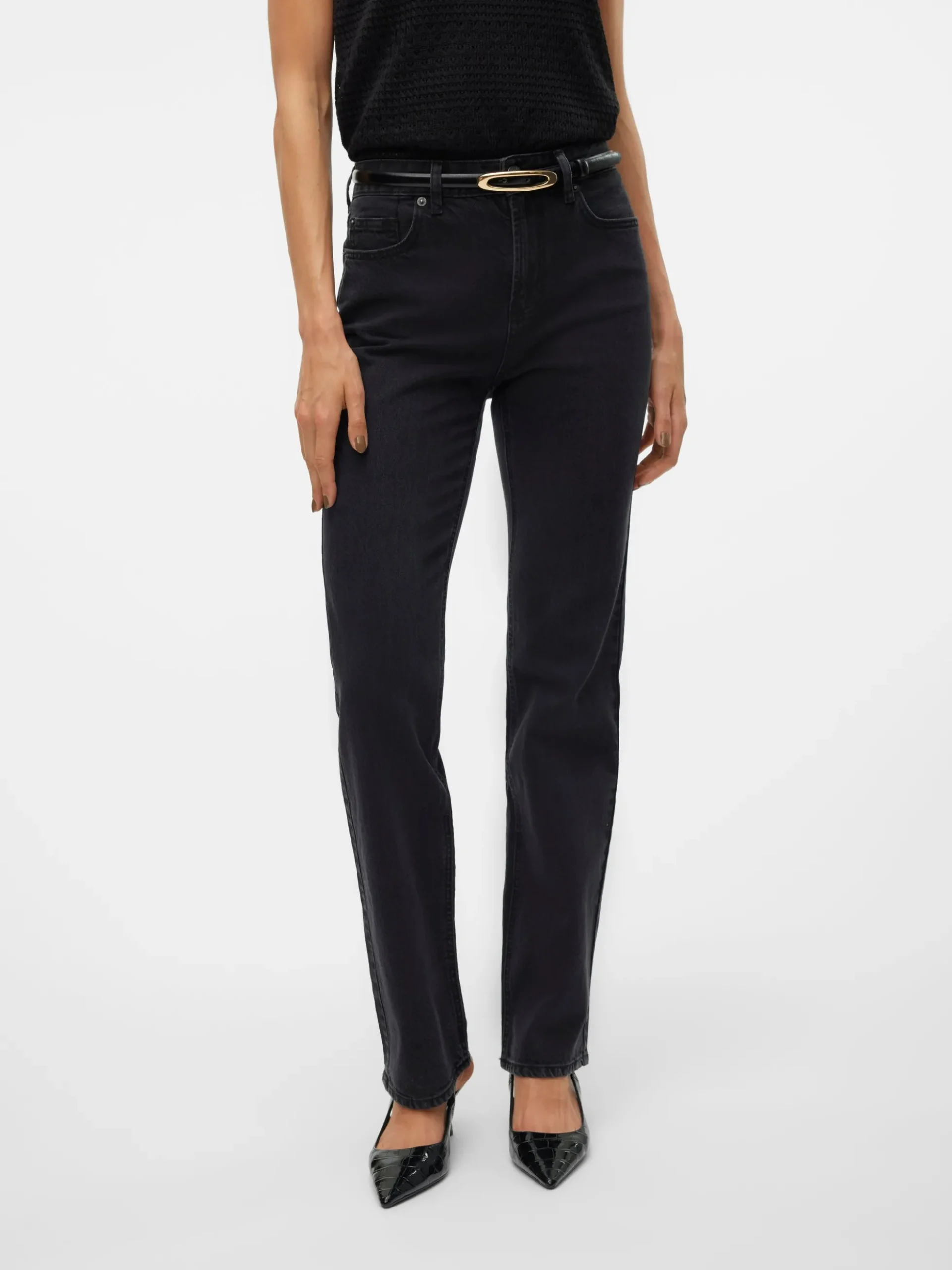 VMTESSA Hohe Taille Gerade geschnitten Jeans