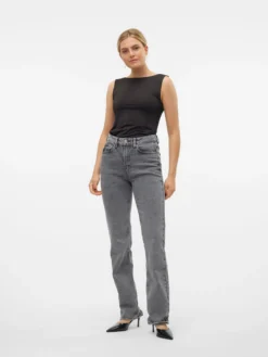 VMTESSA Hohe Taille Gerade geschnitten Jeans