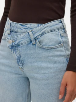VMTESSA Hohe Taille Weiter Beinschnitt Jeans