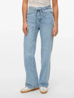 VMTESSA Hohe Taille Weiter Beinschnitt Jeans