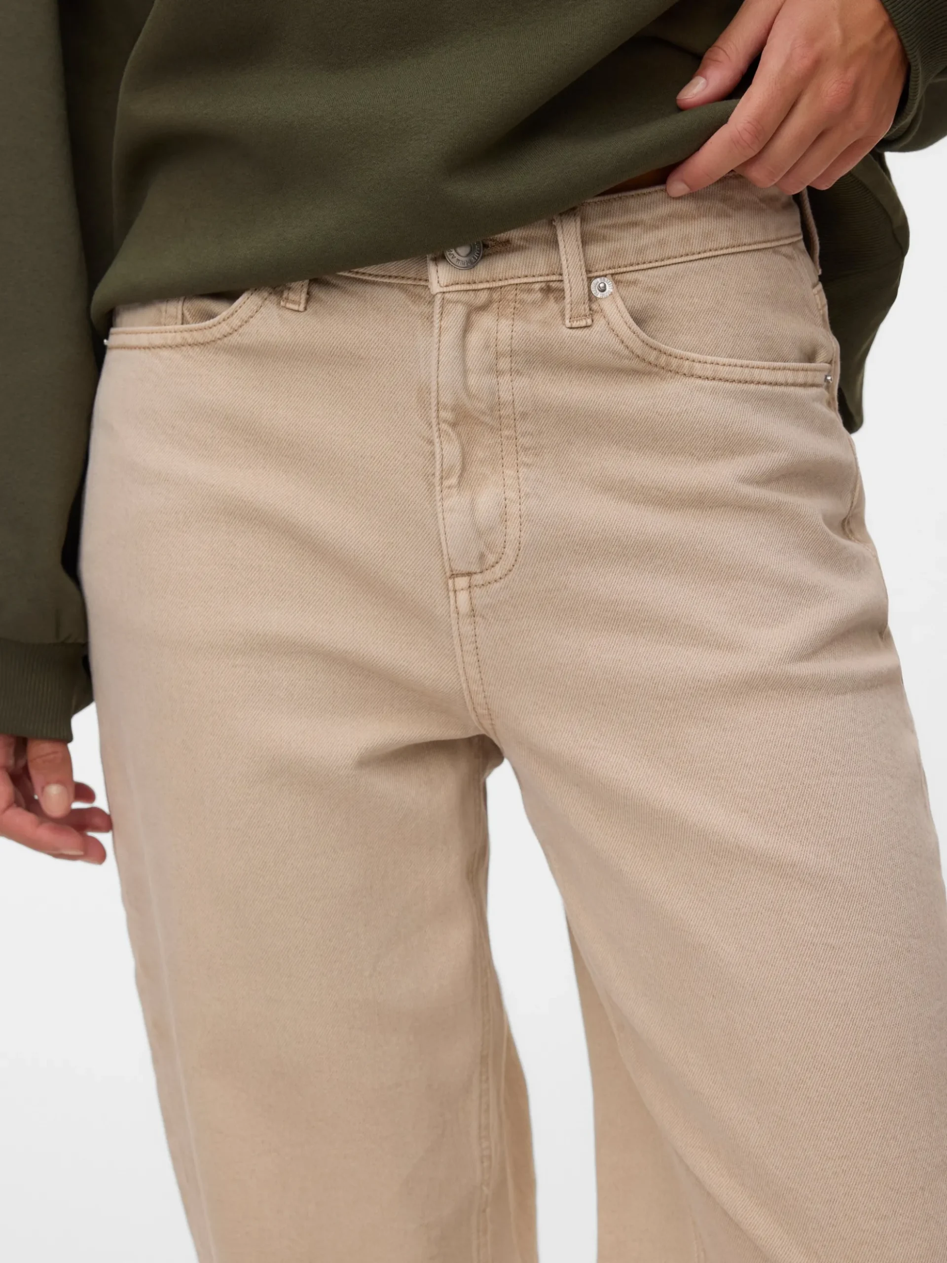 VMTESSA Hohe Taille Weiter Beinschnitt Jeans