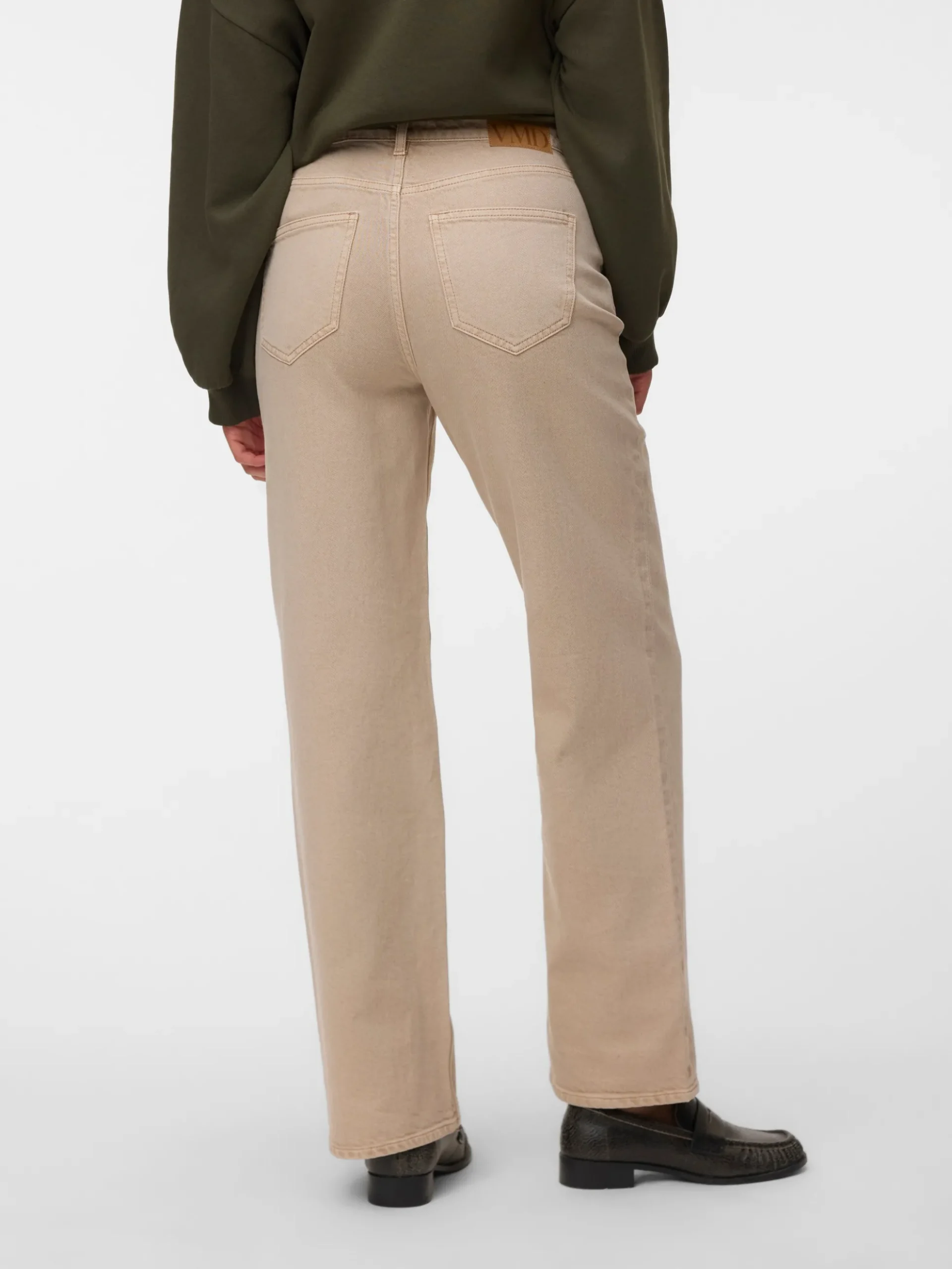 VMTESSA Hohe Taille Weiter Beinschnitt Jeans