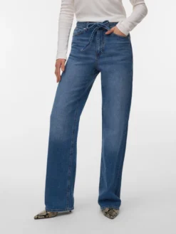VMTESSA Hohe Taille Weiter Beinschnitt Jeans