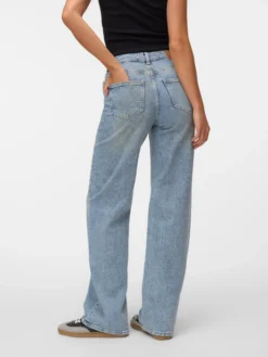 VMTESSA Hohe Taille Weiter Beinschnitt Jeans