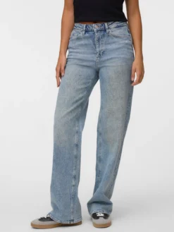 VMTESSA Hohe Taille Weiter Beinschnitt Jeans