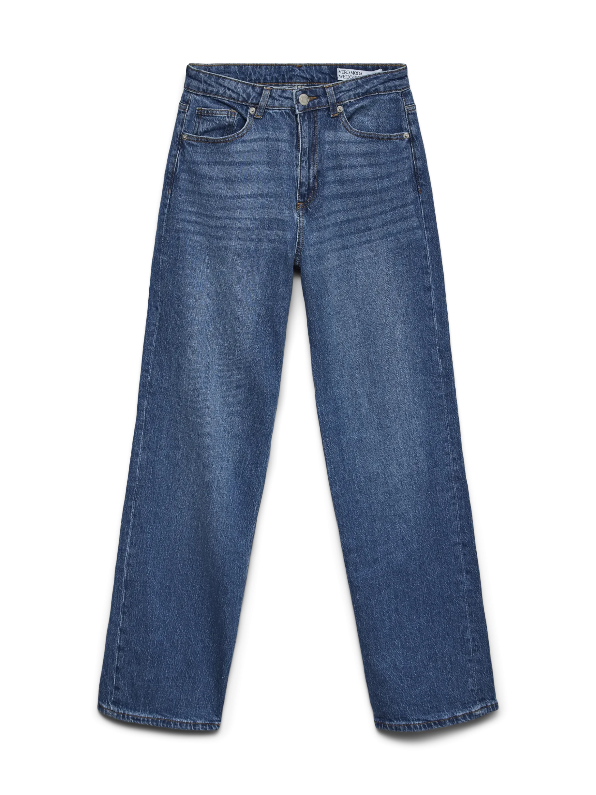 VMTESSA Hohe Taille Weiter Beinschnitt Jeans