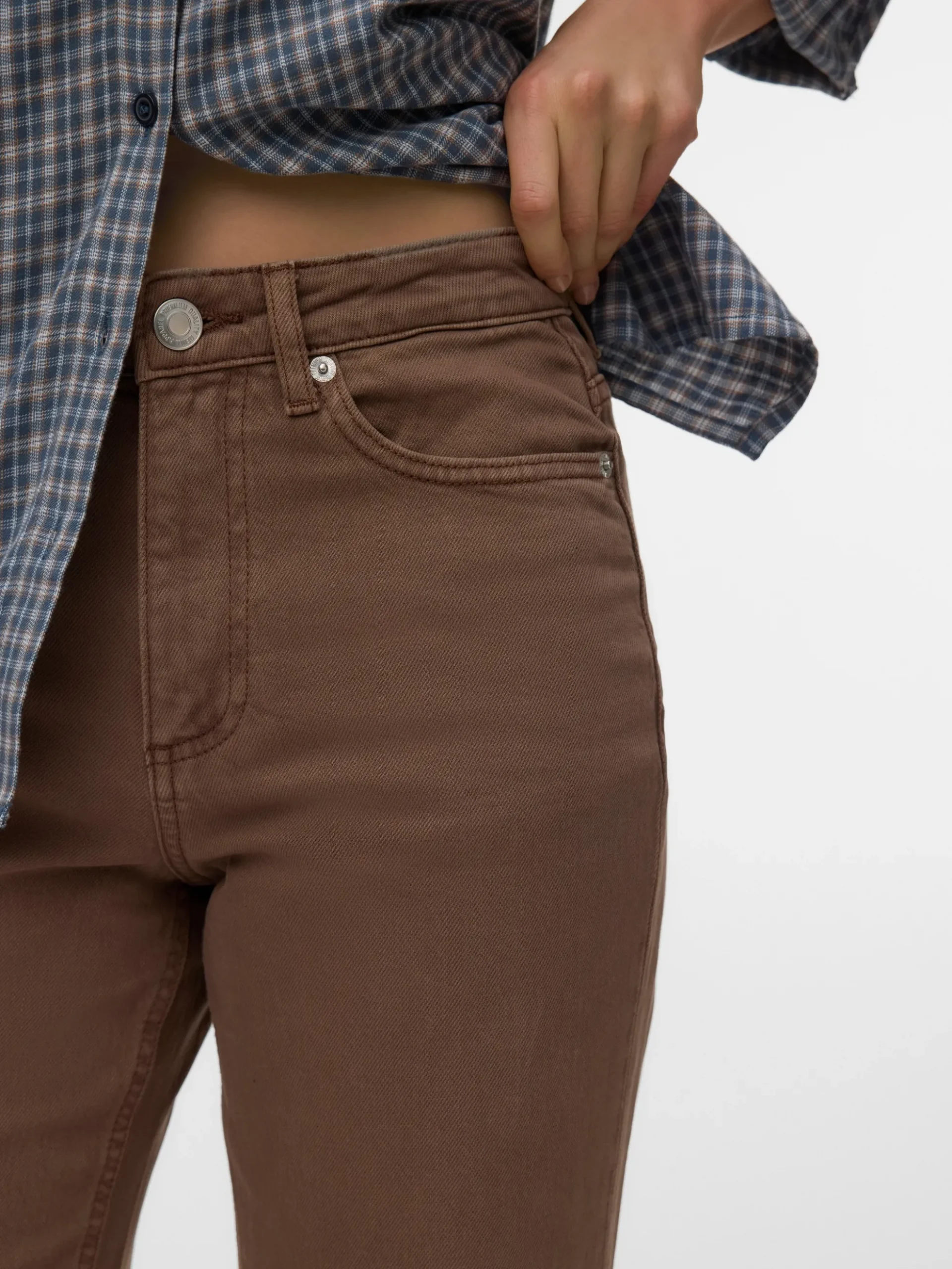 VMTESSA Hohe Taille Weiter Beinschnitt Jeans