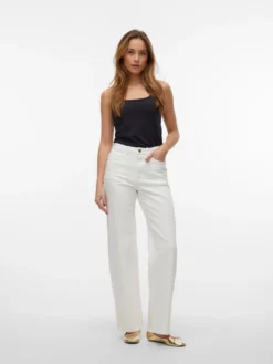 VMTESSA Hohe Taille Weiter Beinschnitt Jeans