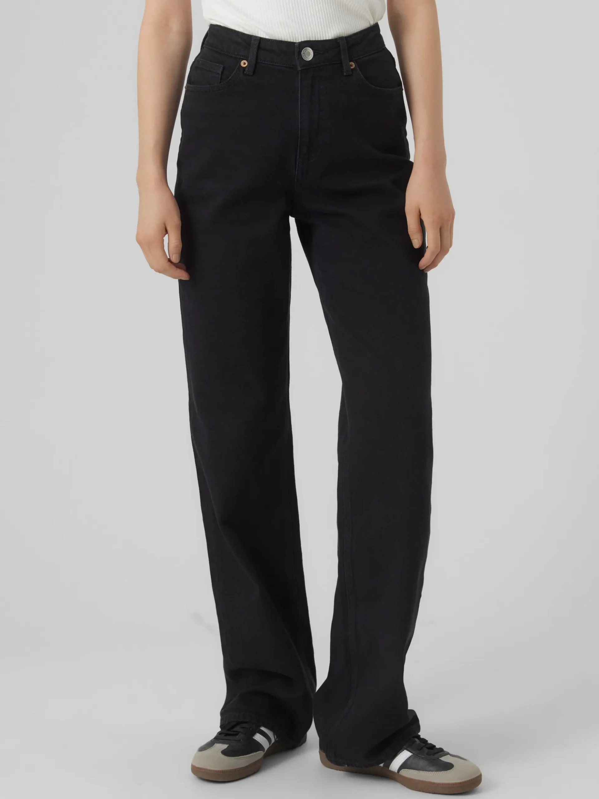 VMTESSA Hohe Taille Weiter Beinschnitt Jeans