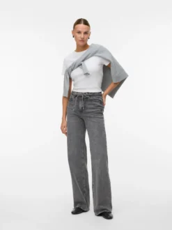 VMTESSA Hohe Taille Weiter Beinschnitt Jeans