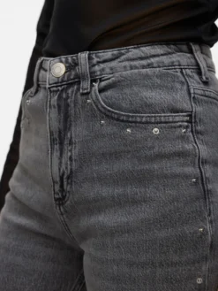 VMTESSA Hohe Taille Weiter Beinschnitt Jeans