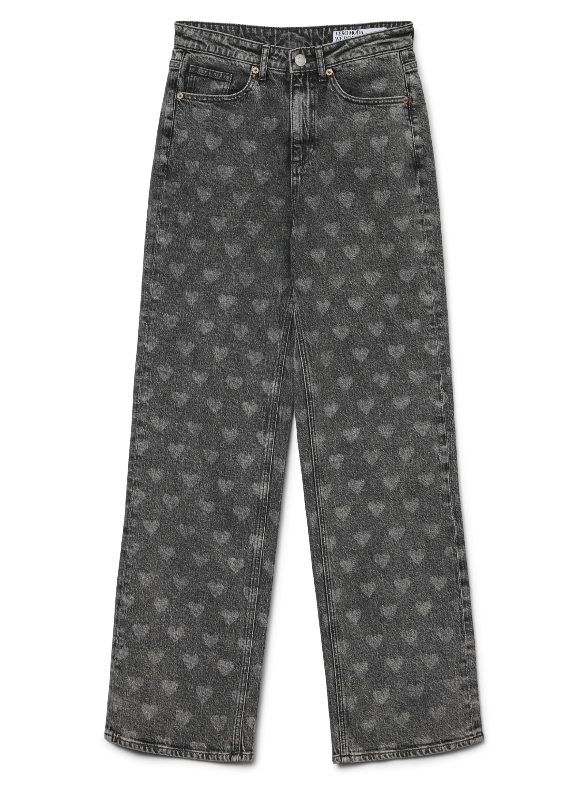 VMTESSA Hohe Taille Weiter Beinschnitt Jeans