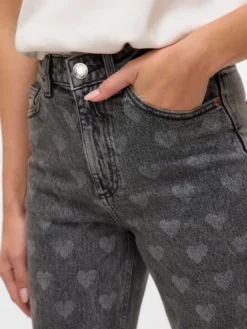 VMTESSA Hohe Taille Weiter Beinschnitt Jeans