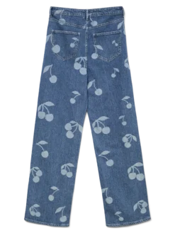 VMTESSA Hohe Taille Weiter Beinschnitt Jeans