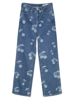 VMTESSA Hohe Taille Weiter Beinschnitt Jeans