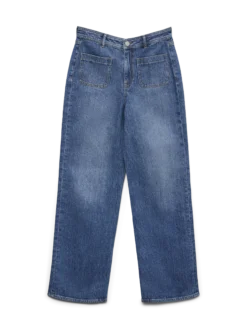 VMTESSA Hohe Taille Weiter Beinschnitt Jeans