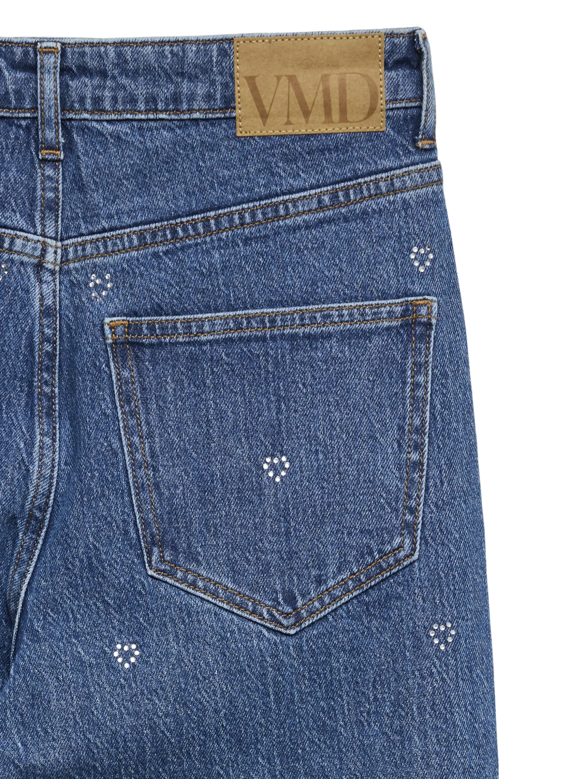 VMTESSA Hohe Taille Weiter Beinschnitt Jeans