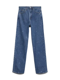VMTESSA Hohe Taille Weiter Beinschnitt Jeans