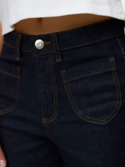 VMTESSA Hohe Taille Weiter Beinschnitt Jeans