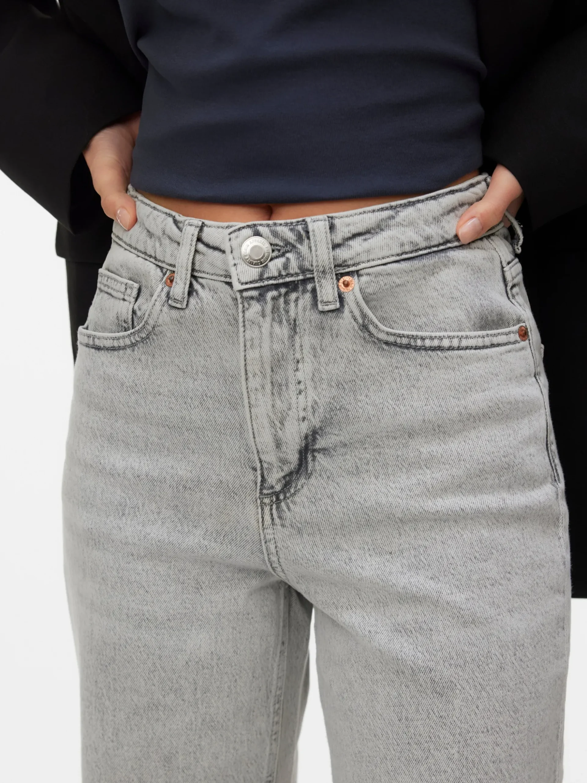 VMTESSA Hohe Taille Weiter Beinschnitt Jeans