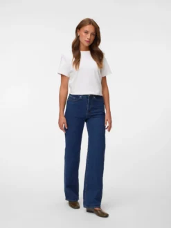 VMTESSA Hohe Taille Weiter Beinschnitt Jeans