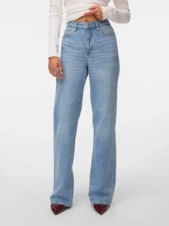 VMTESSA Hohe Taille Weiter Beinschnitt Jeans