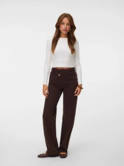 VMTESSA Hohe Taille Weiter Beinschnitt Jeans