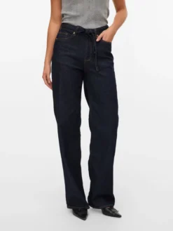VMTESSA Hohe Taille Weiter Beinschnitt Jeans