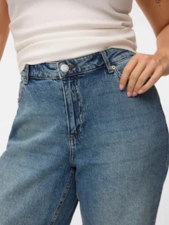 VMTESSA Hohe Taille Weiter Beinschnitt Jeans