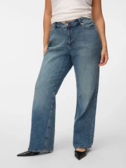 VMTESSA Hohe Taille Weiter Beinschnitt Jeans