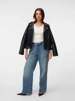 VMTESSA Hohe Taille Weiter Beinschnitt Jeans