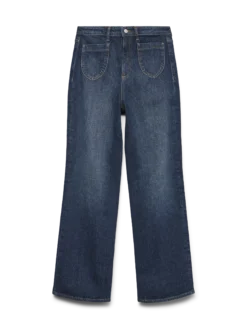 VMTESSA Hohe Taille Weiter Beinschnitt Jeans