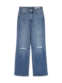 VMTESSA Hohe Taille Weiter Beinschnitt Jeans